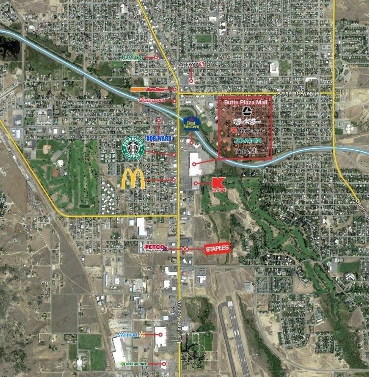 Butte Plaza Mall: 3100 Harrison Ave, Butte, MT 59701